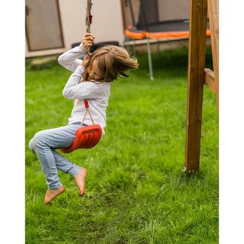 Детска градинска люлка, на въжета, за дома и градината, седалка пейка