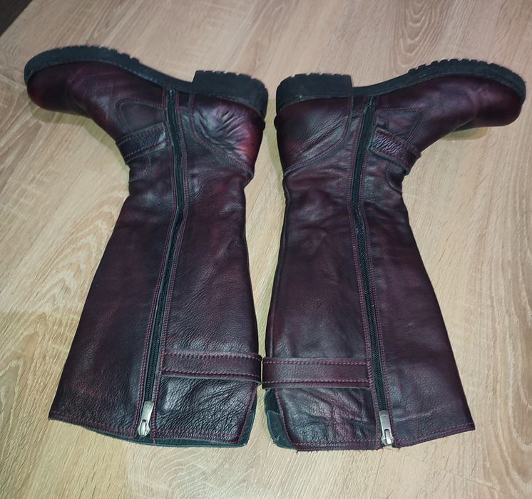 Дамски ботуши от естествена кожа