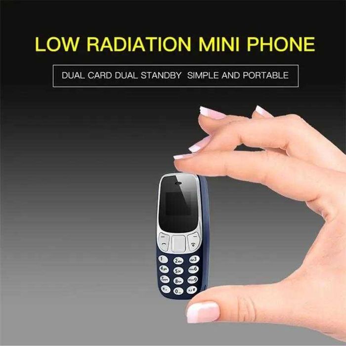 Mini Telefon Dual-Sim Cu Butoane