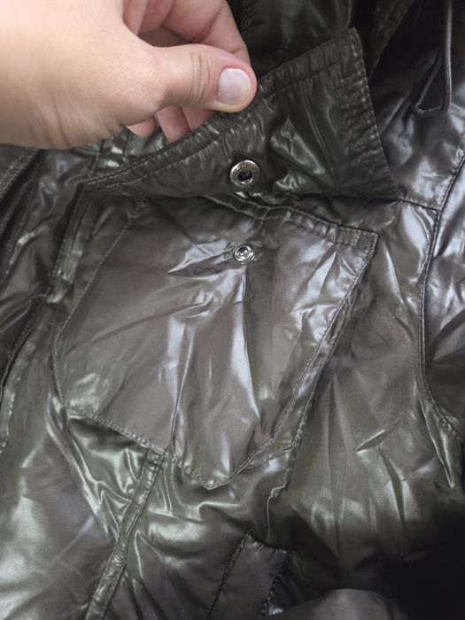 Geaca dama,puf rata si blana naturala