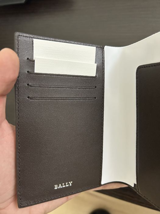 Vand portofel de lux Bally Switzerland, full grain leather, maro