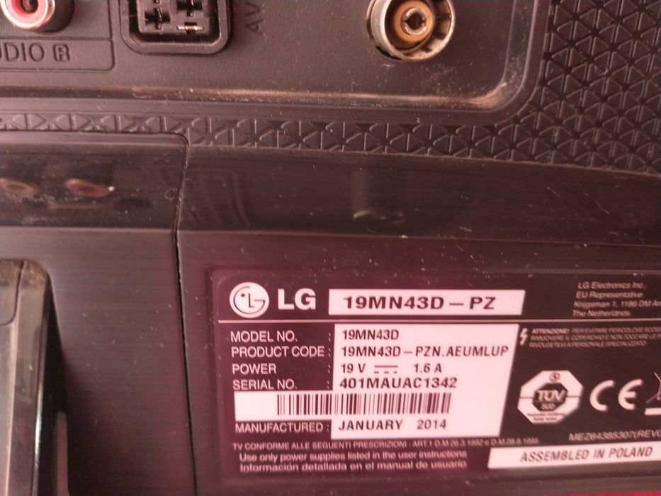 Телевизор и монитор lg 19