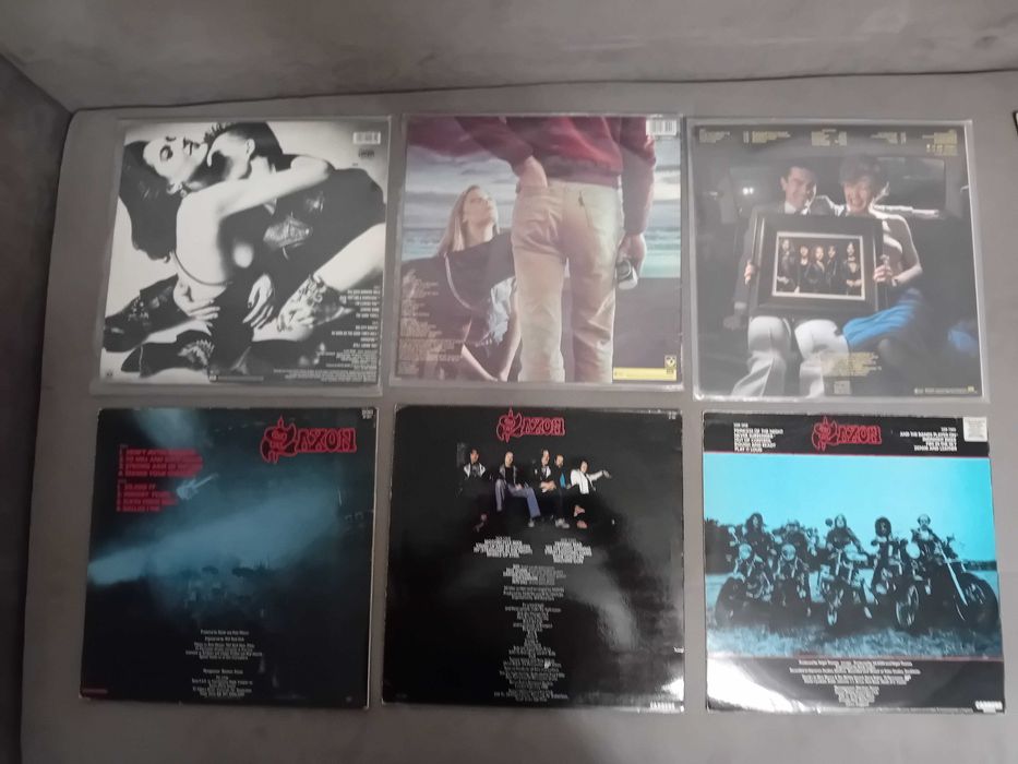 Viniluri Saxon (stare: minim VG+)