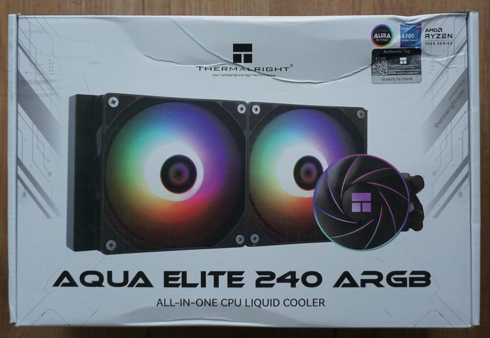 Cooler Procesor pe lichid/AIO - Thermalright Aqua Elite 240 ARGB 240mm