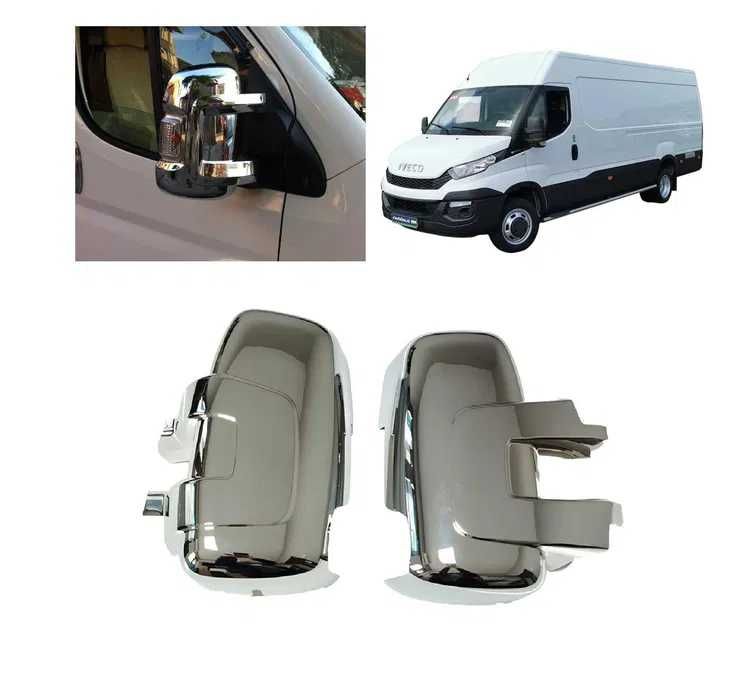 Set 2 capace cromate oglinda ABS IVECO DAILY / 2014 - 2023