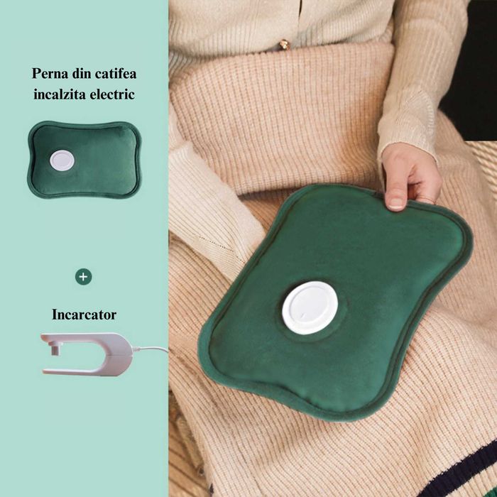 Perna Electrica TrendiShop® cu Apa Calda,Dureri Menstruale si de Spate