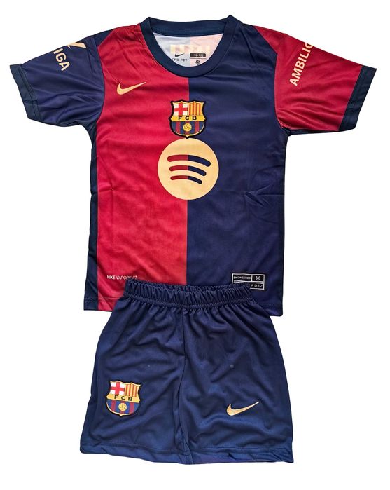 Детски футболен екип Барселона комплект Олмо Barcelona тениска Olmo