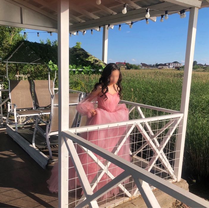 Выпускное, пышное платье