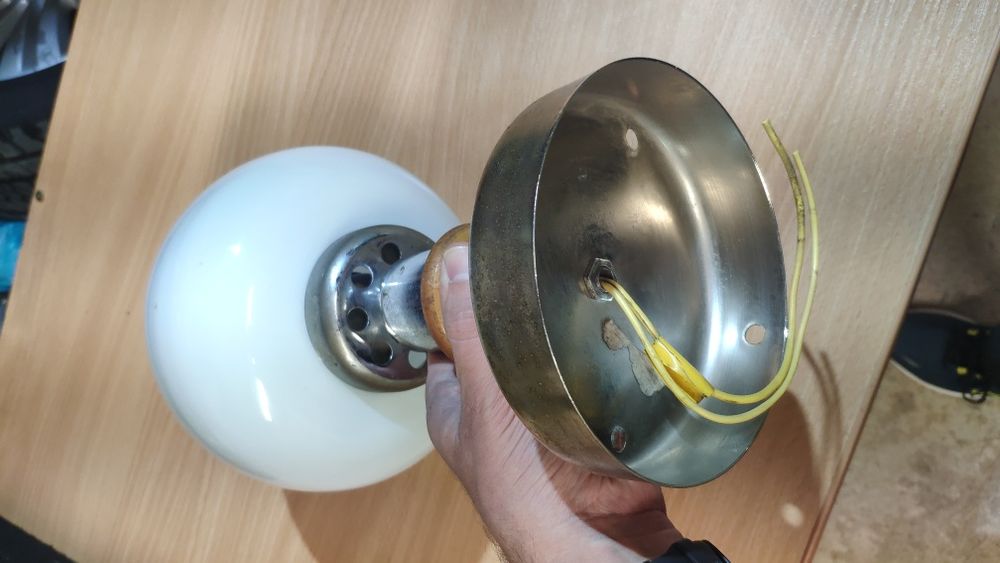 Ретро абажур с една фасунга