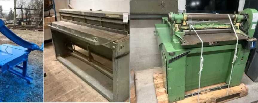 Ghilotine JORG 4005 pentru tabla 2,05 m Di acro 0,6 m si cu masa