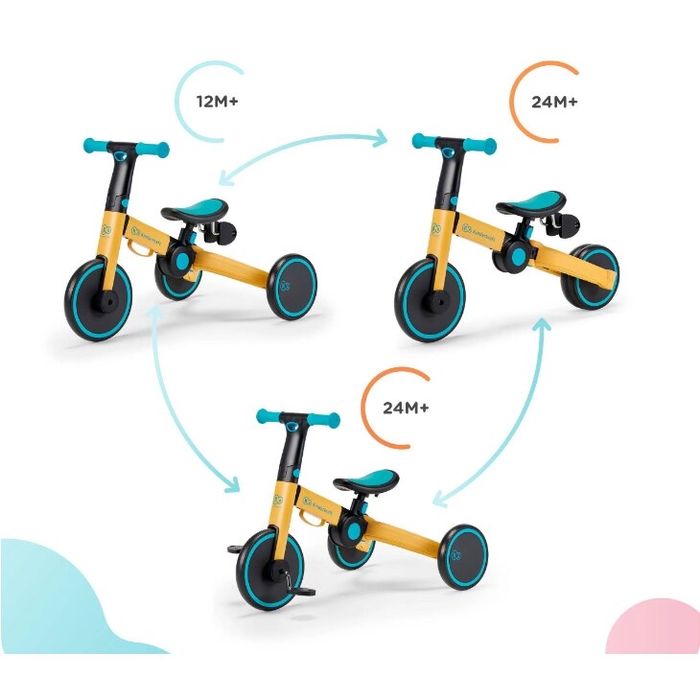 Tricicleta transformabila 3in1 kinderkraft