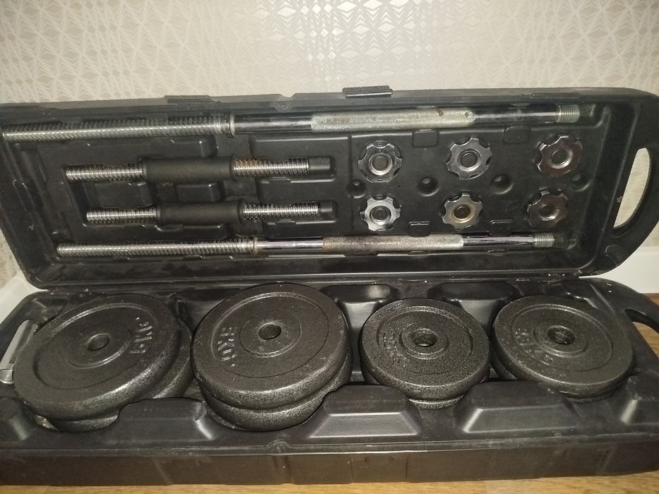 Продам разборные гантели штангу