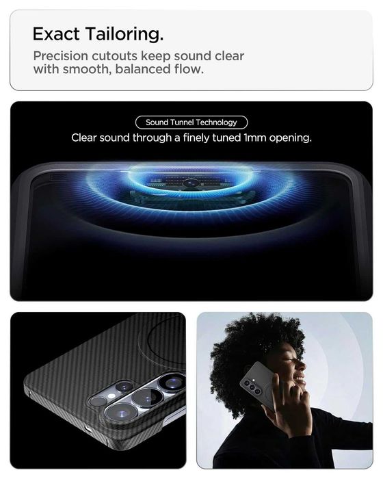 Unicat! Husa premium ultra slim Spigen Air Skin Aramid MagFit pt Samsung Galaxy S26 Ultra Case [Qi2]