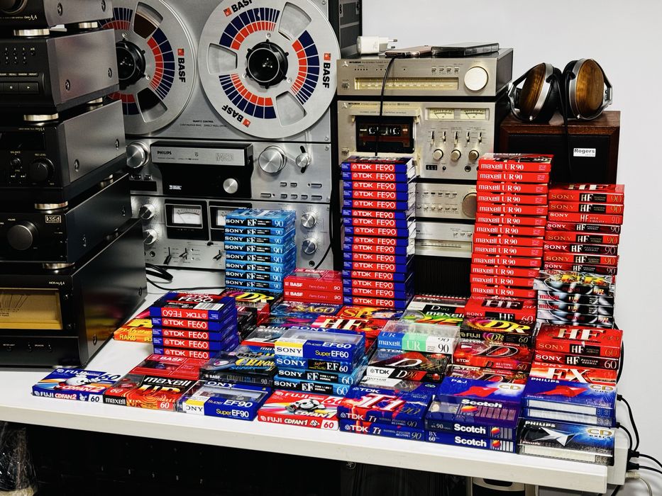 Lot de casete sigilate de calitate-Maxell,Sony,TDK,Fuji,Scotch,Philips