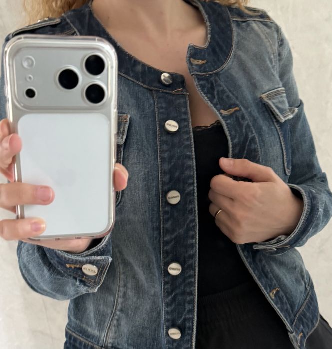Класическо дънково яке Pinko XS