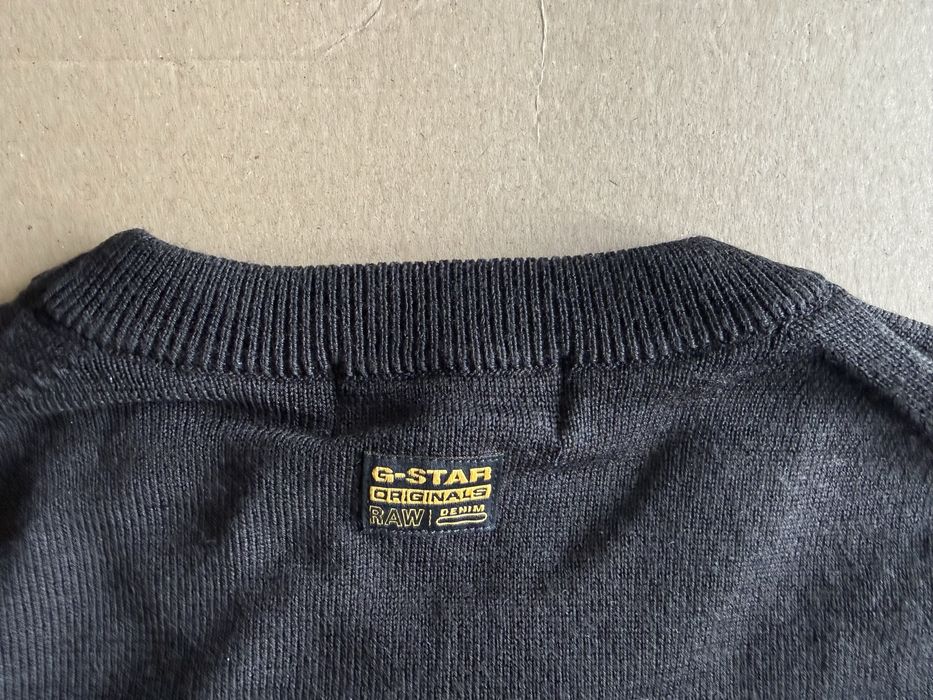 100% мерино вълна G-Star RAW Premium Core ОРИГИНАЛ мъжки пуловер M/L/X