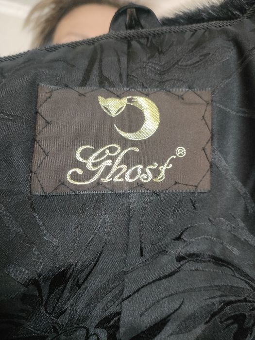 Норковая шуба черная