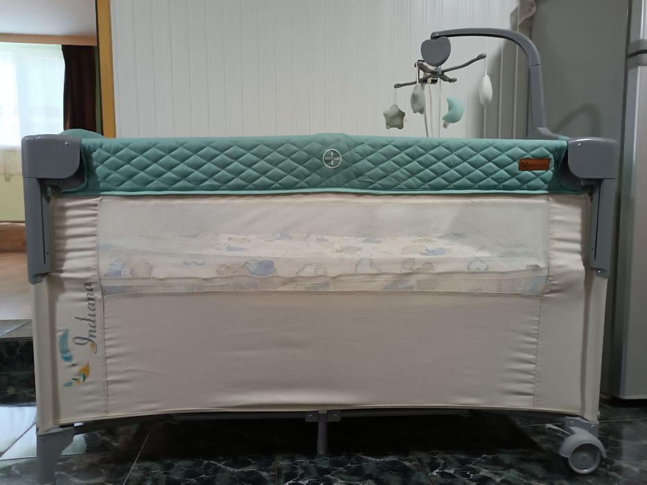 Детска кошара Cangaroo - Indiana, мента