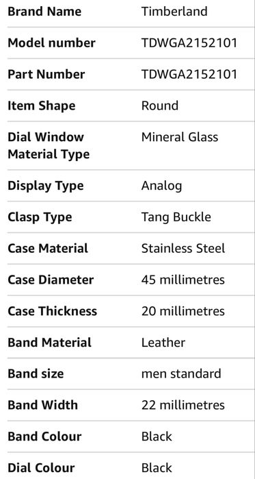 Мъжки часовник Timberland