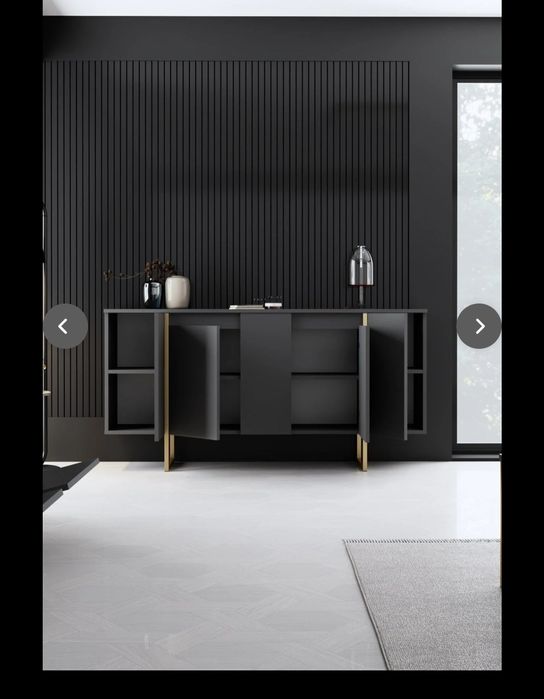 Comoda gri antracit din pal