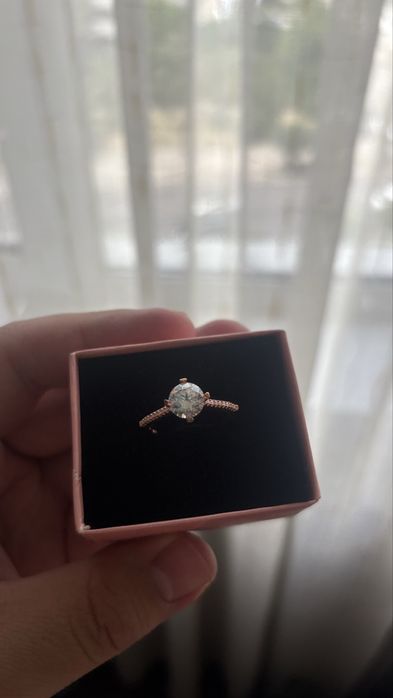 Кольцо помолвочное: серебро