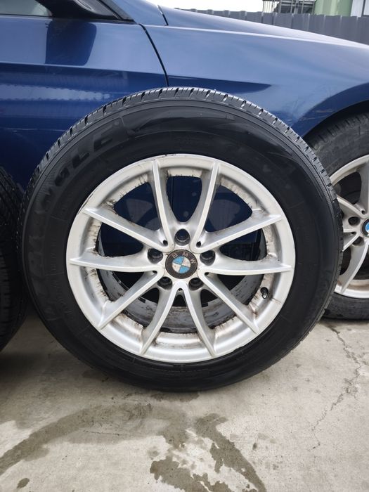 Jante SUV X3 F25 X4 F26 R17 V Spoke style 304 anvelope triangle dot 24