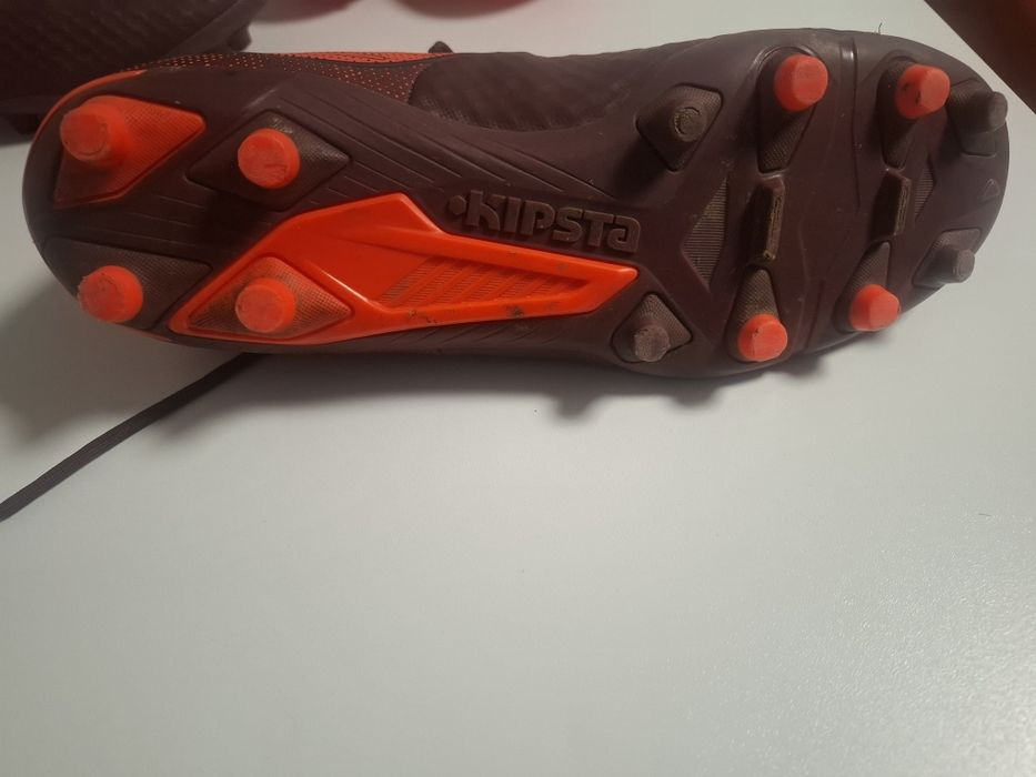 Ghete de fotbal Kipsta Agility 900 Mesh Mid FG pentru adulți