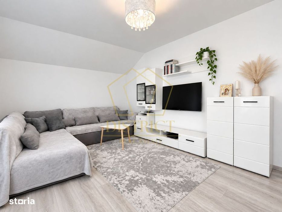 Apartament cu 2 camere mobilat | Etajul 1 | 57 mp utili | in Giroc la