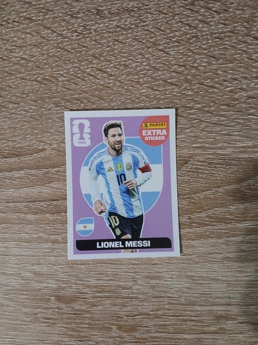Extra Sticker Lionel Messi Base Panini World Cup