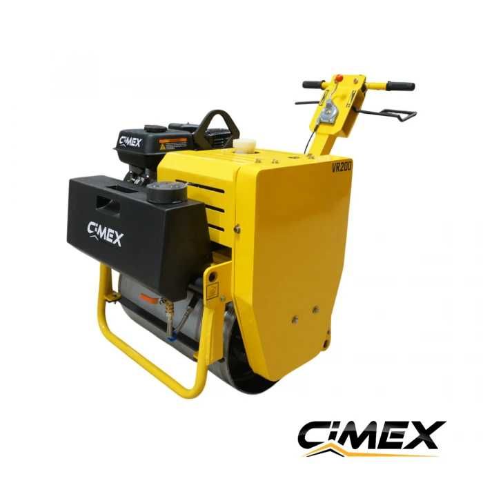 ПРОМО 29% Едноосен ръчноводим валяк с вибрация и реверс CIMEX VR200