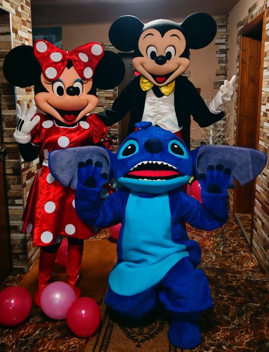 PENTRU SPECTACOLE PRIMĂRII  sau FIRME: mascote animație picturi