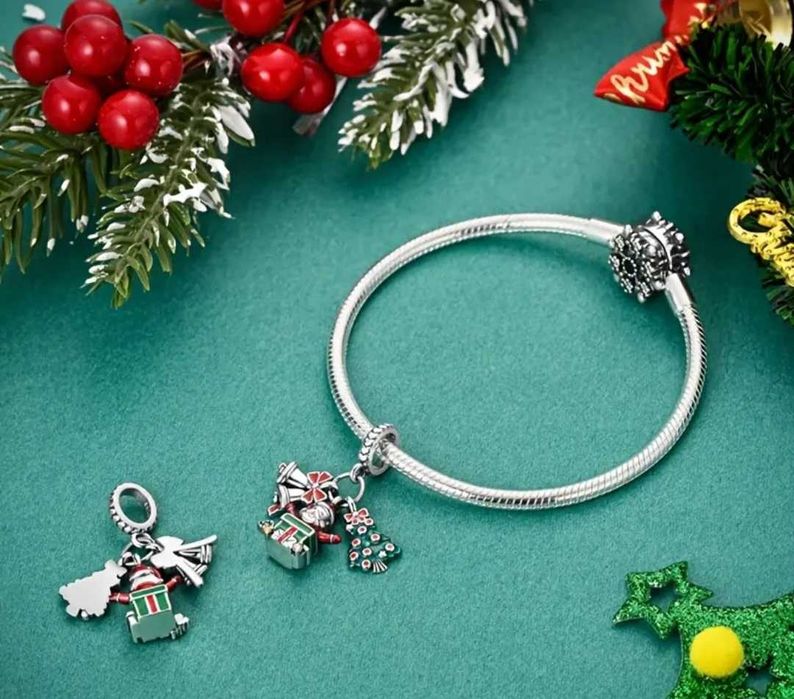 КОЛЕДНА ПРОМОЦИЯ! Сребърни талисмани за 38 лв, ЗАБЛЕСТЕТЕ за Коледа