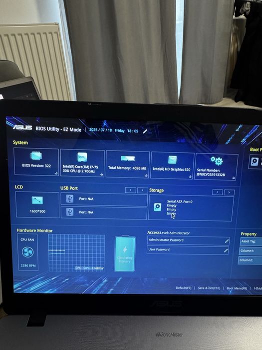 Lapotp Asus i7 generatia 7