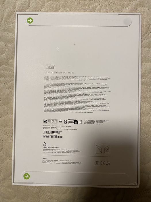 Ipad air 11 -inch M3 Wi fi 128 gb