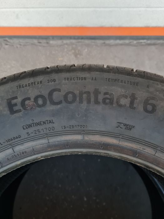 Летни гуми 2 броя CONTINENTAL EcoContact6 175 65 R15 ДОТ 4621