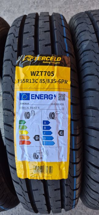 4 anvelope vara noi Tercelo 155/13C,dot 2025.Pretul este pe bucata.