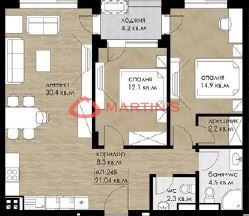 Продава се Тристаен апартамент в София, Дружба 1 - 108 кв.м за 1851 €/кв.м - Снимка #1