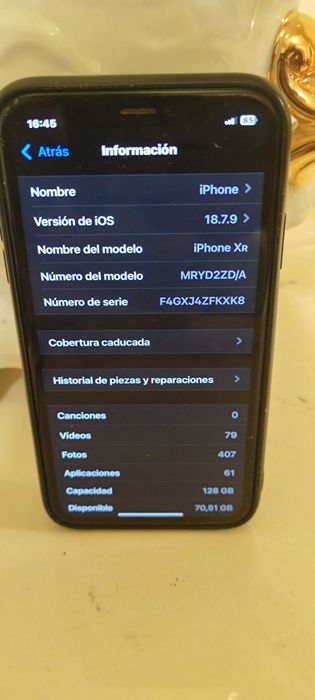 iPhone xr 128 GB in stare perfecta bateria 100 la 100