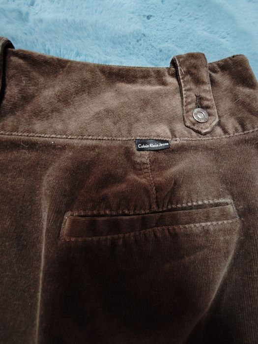 Fustă Calvin Klein Jeans catifea