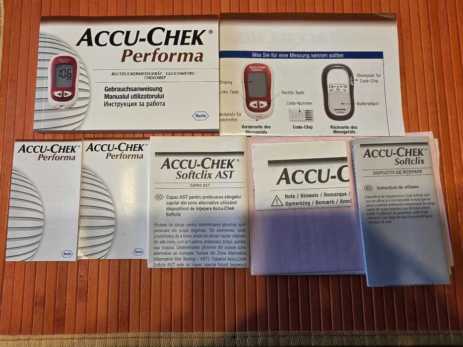 Глюкомер ACCU-CHECK в  много добро състояние