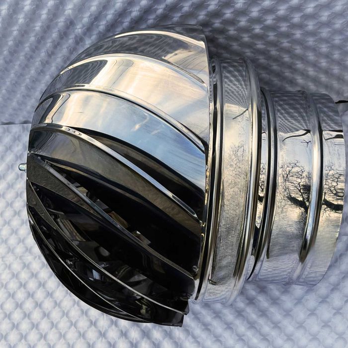 Въртяща Шапка За Комин Вентилационна 80-350мм Метална, Инокс Inox