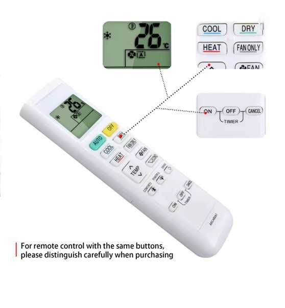 Telecomanda aparat Aer Conditionat Daikin ARC480A11 ARC480A1 ARC480A13