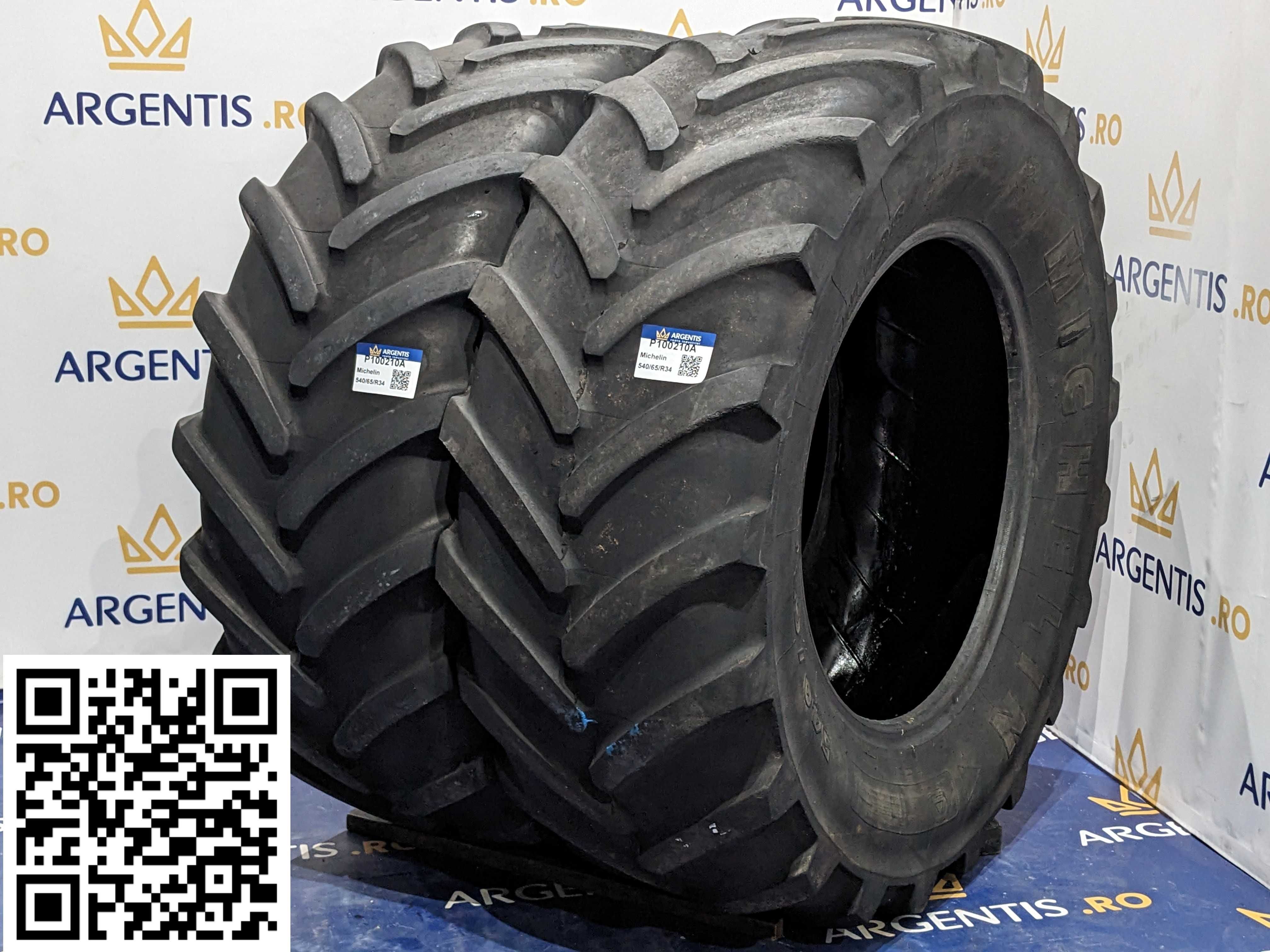 Pereche 2 anvelope 540/65/R34 Michelin (cod P100210A) Cluj-Napoca • OLX.ro