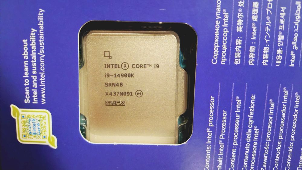 Procesor Intel Core i9-14900K nou nouț cutie nedeschisă Varias