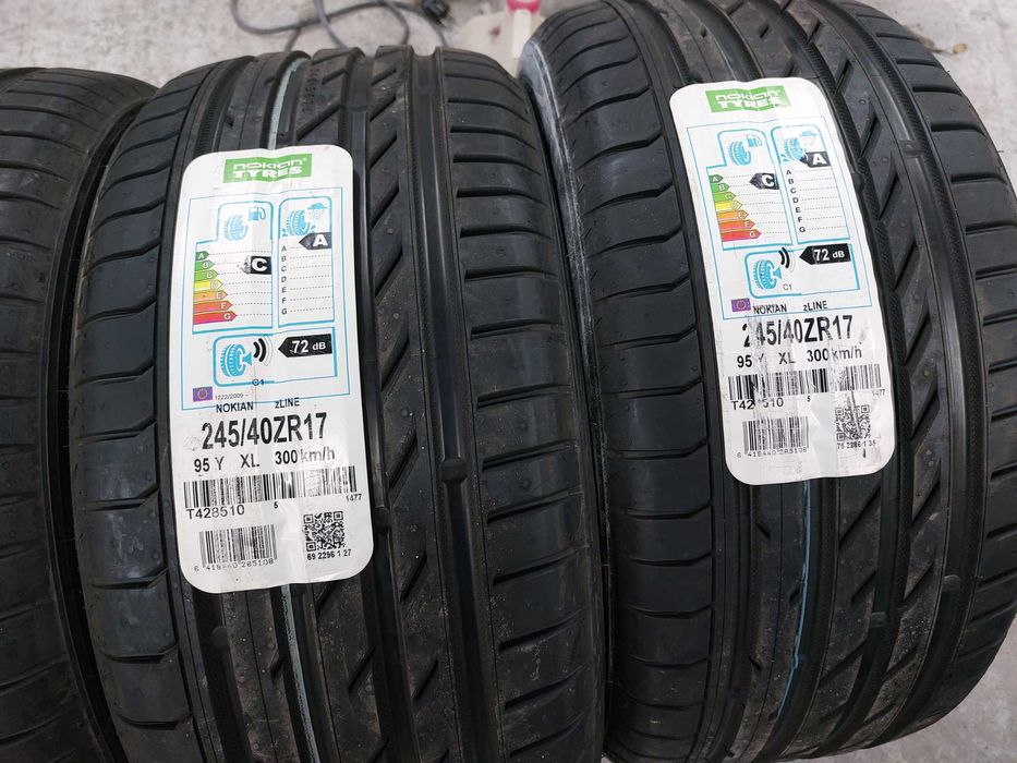 4 бр.нови летни гуми Nokian245 40 17 dot3316 цената е за брой!