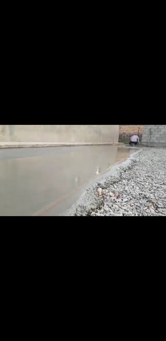 Стяжка, отмозка, фундамент құямыз.