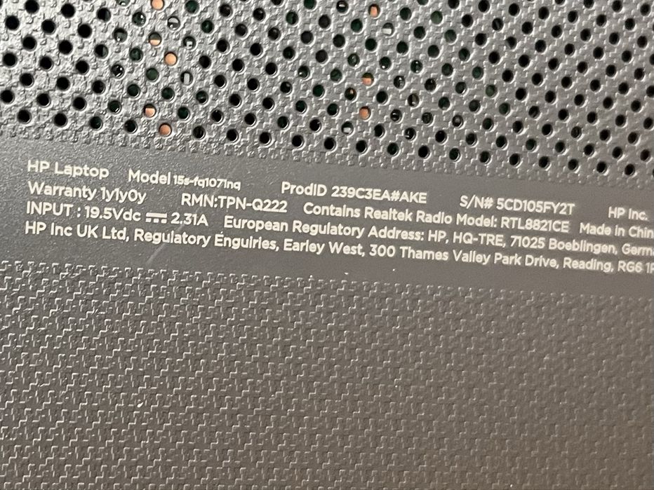 Лаптоп HP 500gb ssd core i5