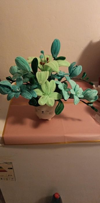 Aranjament  din sârmă plușată