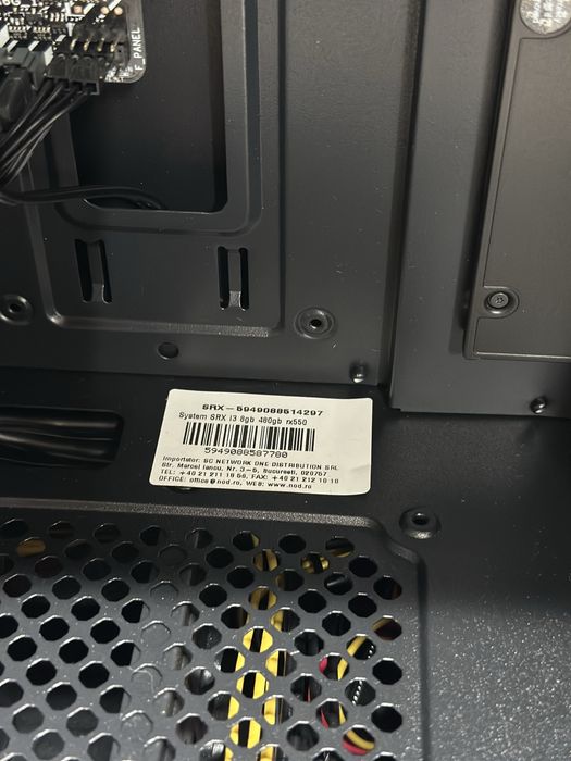 Unitate Gaming Pc Intel i3 10100F 8Gb Ddr4 RX550 4Gb Ssd480Gb Garantie