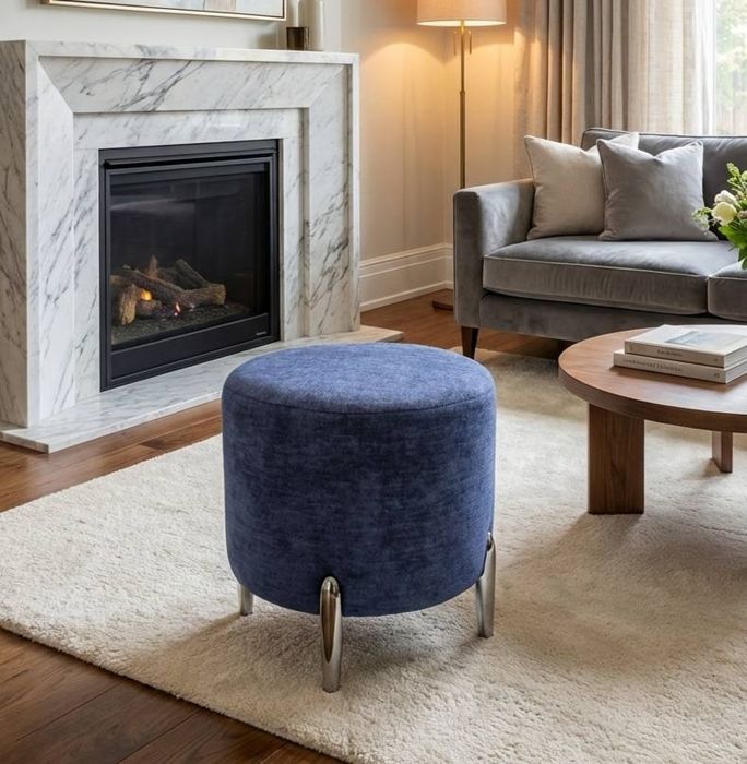 Пуфики на металлических ножках, Pufik